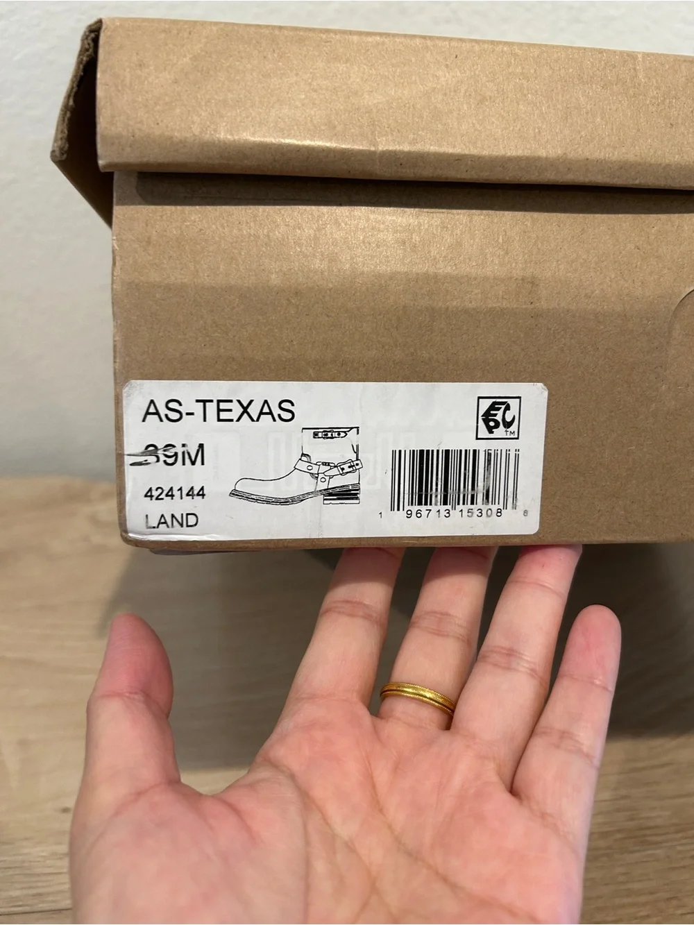 NIB ASH Texas Buckled Suede Bootie - Land, Size 39, New in Box
